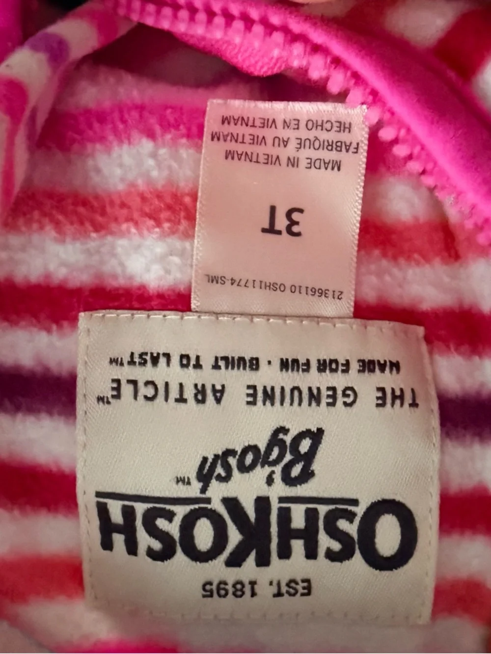 OshKosh Bgosh cozy striped